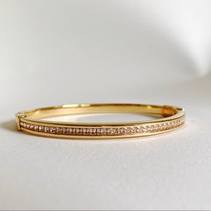 Michael Kors Rose Gold Pavé Stackable Bracelet